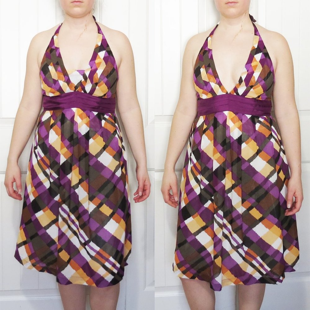 Anthropologie Moulinette Soeurs Halter Dress Sz 6 Purple